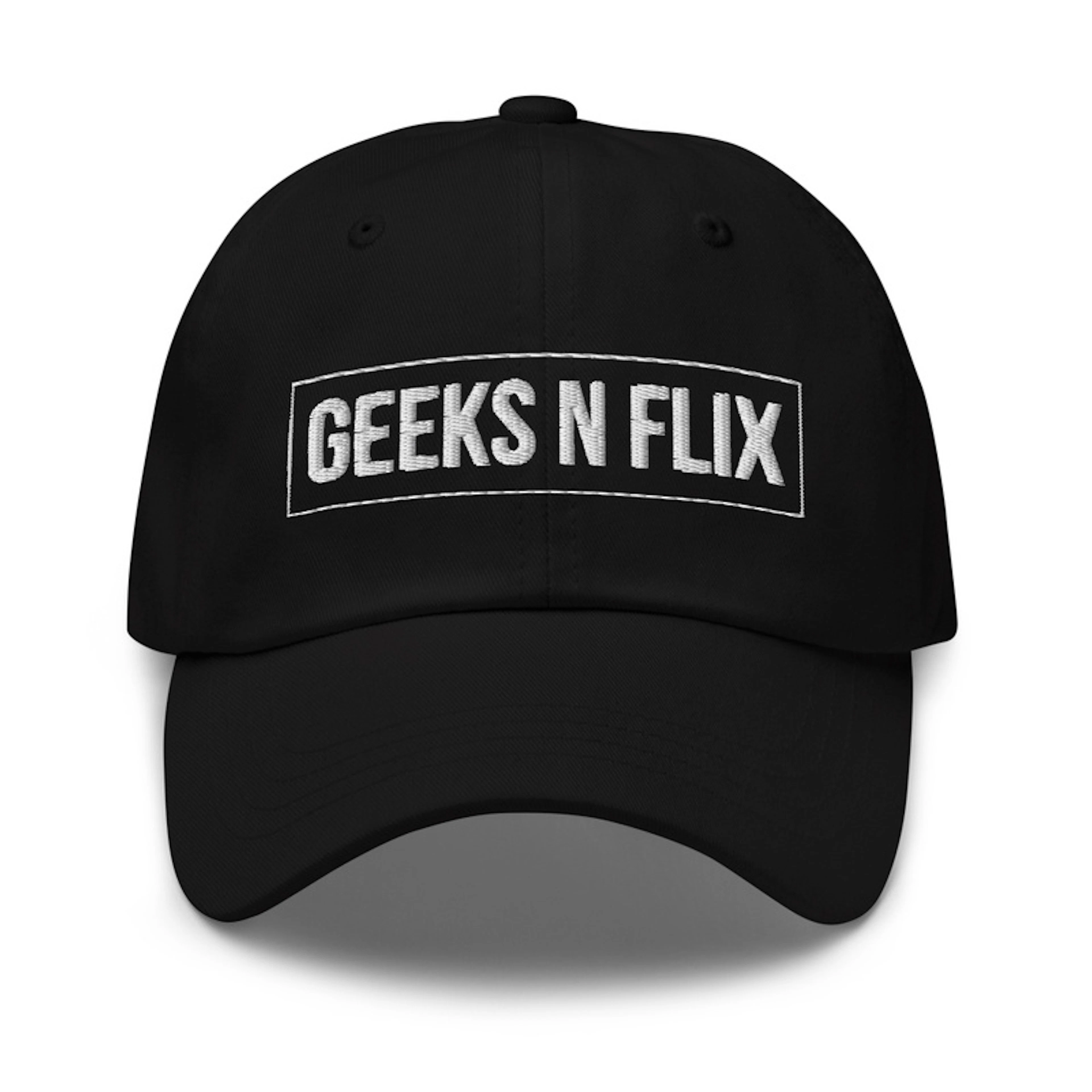 New Geeks and Flix Logo Dad Hat 